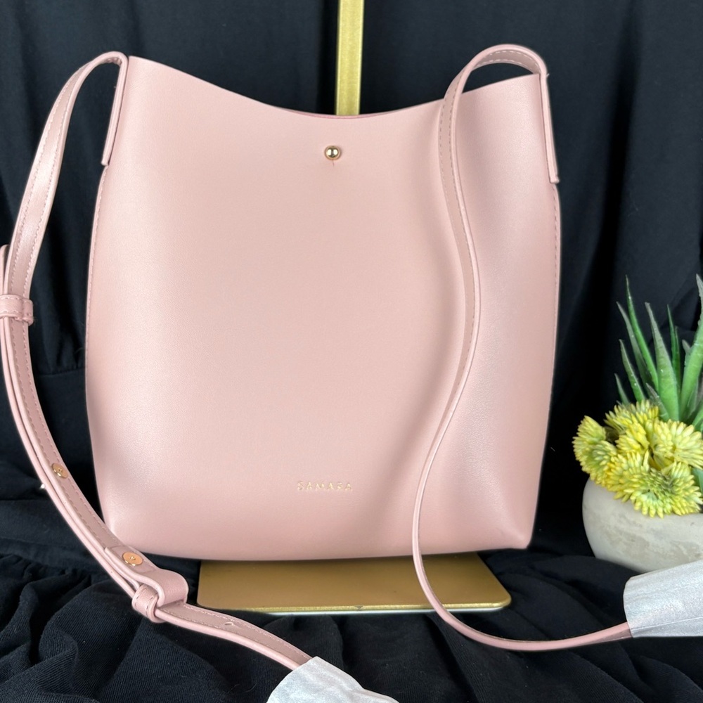 Anthropology Samara Stylish Pink Crossbody Bag.
